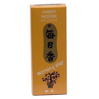 Japonské vonné tyčinky Morning Star Amber 200 ks