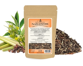 Tmavý aromatizovaný čaj Pu Erh Africana 50 g