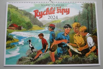 Kalendář 2024 Rychlé šípy / nástěnný