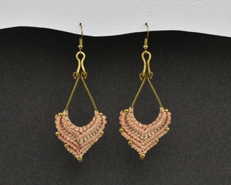 Náušnice drhané Slza - D Náušnice drhané Slza - D