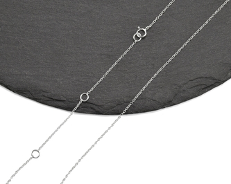 Stříbrný řetízek nastavitelný 43 cm