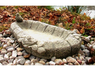 Zahradní betonová dekorace - Bazének pro ptáčky