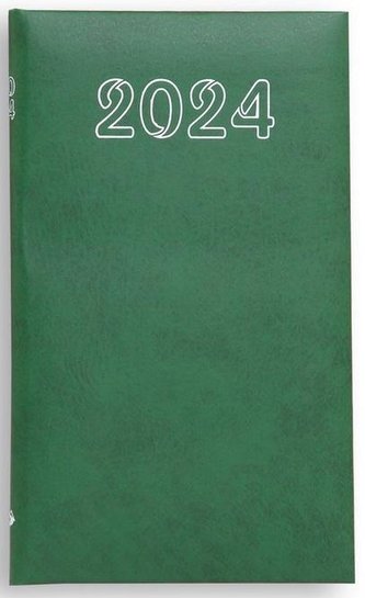 Kalendarz 2024 B7 Print - zielony