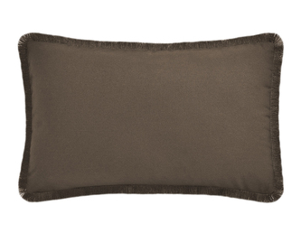 Polštář CHICA BOCCA s výplní 100% bavlna hnědá 30x50 cm MyBestHome