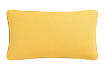 Polštář PURRE s výplní 100% bavlna mustard/hořčicová 30x50 cm MyBestHome