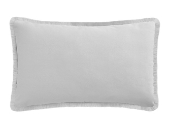 Polštář CHICA BOCCA s výplní 100% bavlna světle šedá 30x50 cm MyBestHome