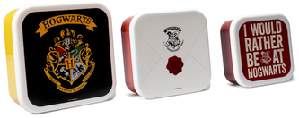 Plastové boxy na svačinu Harry Potter: Bradavice