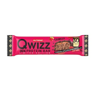 Nutrend Qwizz 35% Protein Bar 60 g chocolate raspberry (čokoláda-malina)