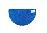 rohož  59,50x40cm PŮLKRUH, koupel.protiskl., modrá guma