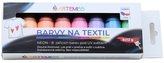 ARTEMISS Sada barev na tmavý textil neonové odstíny 8x12g