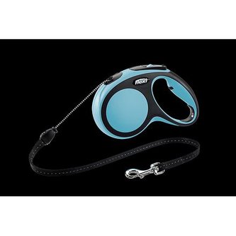 Flexi New Comfort S šňůra 8 m, max. 12 kg, modrá - DOPRODEJ