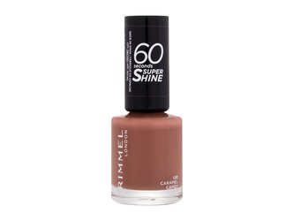 Rimmel London 60 Seconds Lak na nehty Super Shine 8 ml 130 Caramel Candy pro ženy