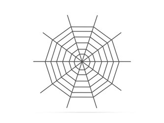 Pavučina plyšová FAMILY 58102 Halloween 200cm