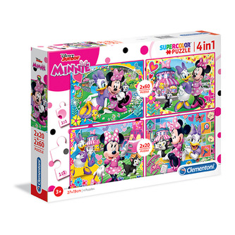 Puzzle Minnie/2x20 + 2x60 dílků