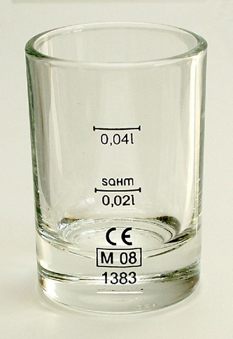 sklen.  20/40ml, 1ks, GLADKY, cejch, panák (min.obj.6ks) sklen.  20/40ml, 1ks, GLADKY, cejch, panák (min.obj.6ks)