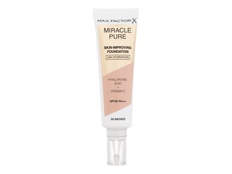 Max Factor Miracle Pure Makeup Skin-Improving Foundation 30 ml 80 Bronze SPF30 pro ženy