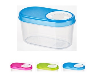 dóza 0,14l 10x5,5x 5,5cm, sypací, plast