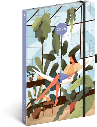 Týdenní diář Hygge 2024, 13 × 21 cm