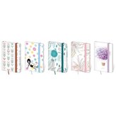 Diář 2024 týdenní kapesní - LYRA s gumičkou - design 1-5