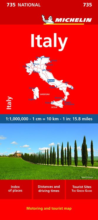 Italy - Michelin National Map 735