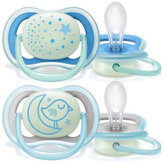 Šidítko Avent Ultra air Night 2ks pro kluky 6- 18 m - velikost 6-18 m