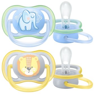 Šidítko Avent Ultra air Pastel 2ks 0- 6 m kluk - velikost 0-6 m
