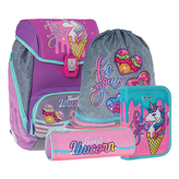 Školní batoh - 4-dílný LOGIC SET - Sweets