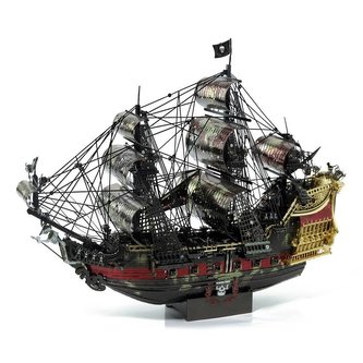 Puzzle Metalowe Model 3D - Statek Zemsta Królowej