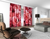 3D dekorační závěs 105V ROSES 2x160x250 cm set 2 kusy MyBestHome