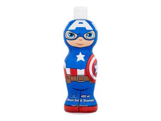 Marvel Avengers Sprchový gel Captain America 2in1 Shower Gel & Shampoo 400 ml pro děti