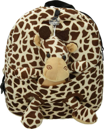 Předškolní batůžek s plyšákem - Žirafa