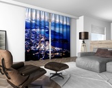 3D dekorační závěs 312V BLUE 2x160x250 cm set 2 kusy MyBestHome