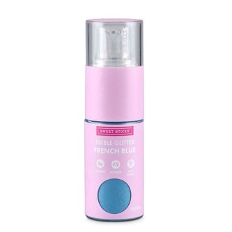 Třpytky v rozprašovači 10g francouzská modrá - Sweet Sticks