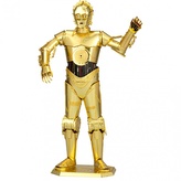 Metal Earth Luxusní ocelová stavebnice Star Wars - C-3PO