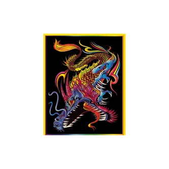 Colorvelvet Sametový obrázek Drak 47x35cm
