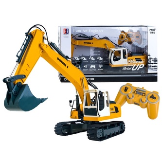 DOUBLE E RC bagr vzor Liebherr R936 1:16 nelicencovaný DOUBLE E RC bagr vzor Liebherr R936 1:16 nelicencovaný