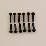 DF models Šrouby s jemným závitem M4x12 (12ks, pro 3030, 3060,3072)