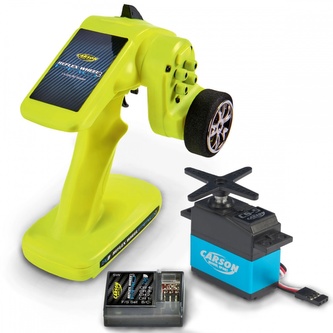 Carson ovladač Reflex Wheel PRO 3 2.4G s mini příjmačem + CS5 Servo