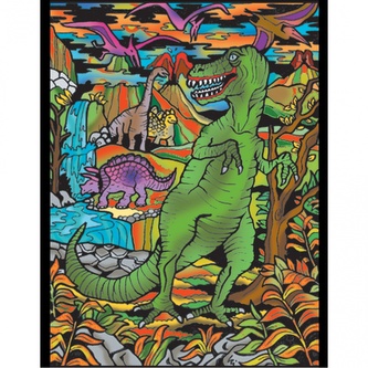 Colorvelvet Sametový obrázek T-Rex 47x35cm