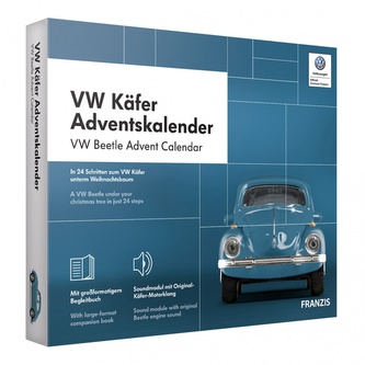 Franzis adventní kalendář VW Brouk se zvukem Franzis adventní kalendář VW Brouk se zvukem
