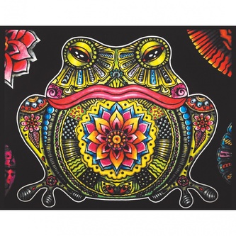 Colorvelvet Sametový obrázek Žába 21x29,7cm
