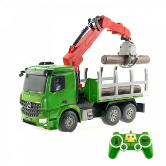 DOUBLE E RC přepravník dřeva s rukou Mercedes-Benz Arocs 1:20