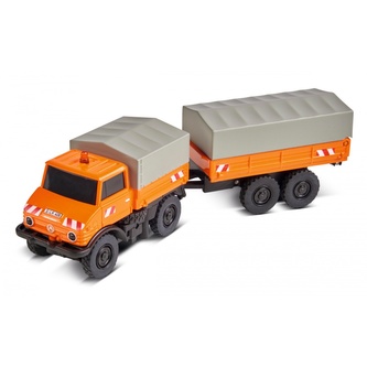 Carson RC auto MB Unimog U406 s přívěsem 1:87