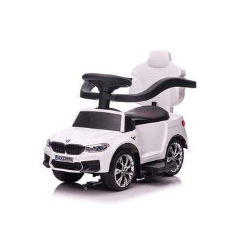 Siva dětské vozítko BMW M5 Slide Car 4v1 bílá