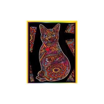 Colorvelvet Sametový obrázek Kočka 47x35cm