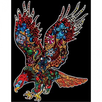 Colorvelvet Sametový obrázek Orel 47x35cm