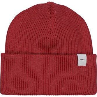 Makia Beanie čepice červená