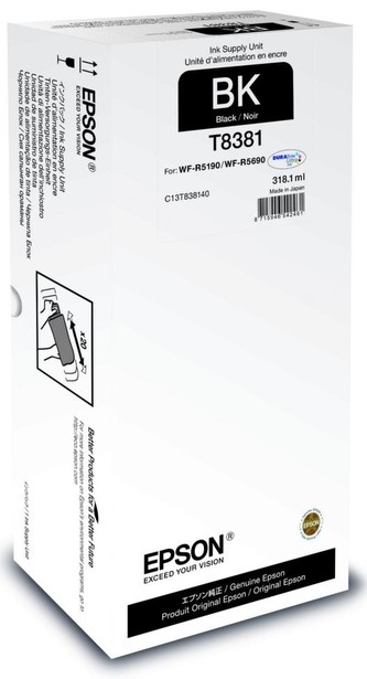 EPSON Ink čer Recharge XL for A4 – 20.000str. Black 318,1 ml