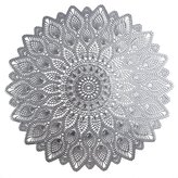 Prostírání SANDY stříbrná O 38 cm Mybesthome