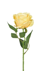 Umělá růže žlutá 50 cm